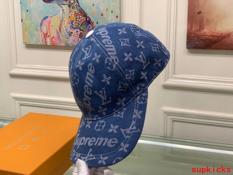 Angled view of Louis Vuitton unisex cap