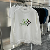 Back view of Louis Vuitton luxury clothing with relaxed-fit cut