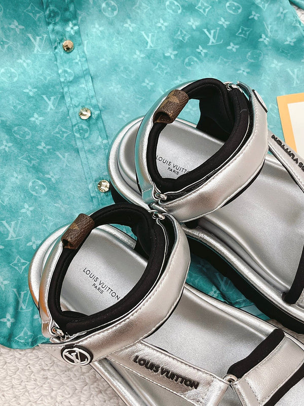 Louis Vuitton shoes Style 378 - angled studio shot