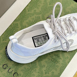 Gucci muted earth tones luxury sneakers view 4 cushioned comfort fit