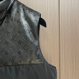 Full styled look of Louis Vuitton luxury clothing with logo-detail design