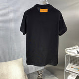 Side profile of Louis Vuitton cotton t-shirt with streetwear-inspired cut