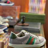 Gucci all-black luxury sneakers view 5 retro runner design