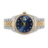 Front view of Rolex men's watch
