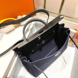 Close-up detail of streamlined bag design