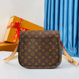 Back view of chic signature women's handbag – women's everyday handbag