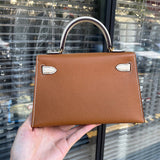 Poised handbag styled for everyday wear