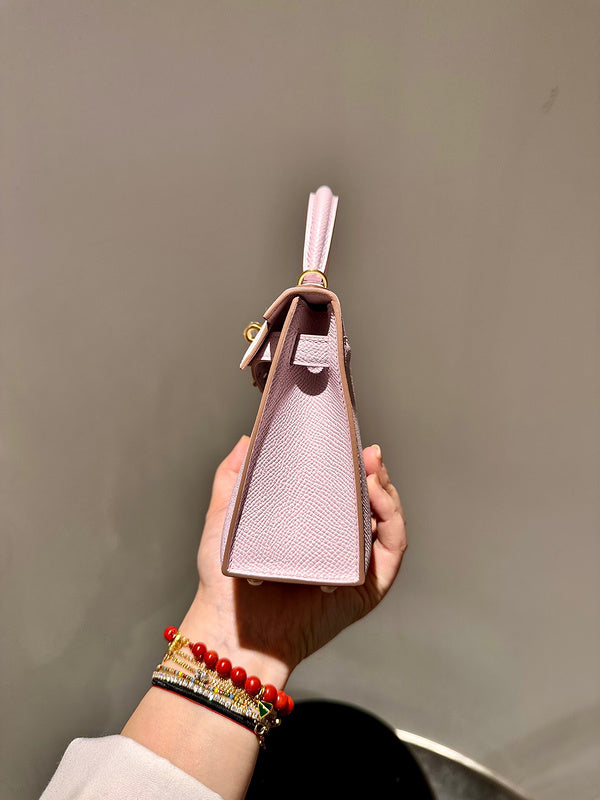 Sculpted bag shown from front angle