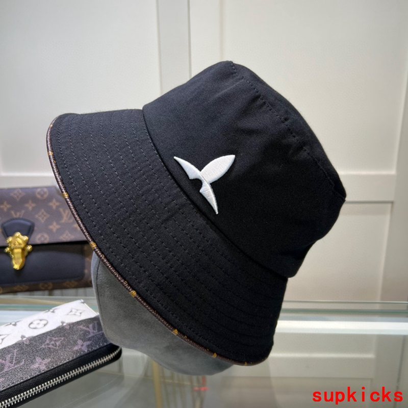 Close-up detail view of Louis Vuitton unisex cap