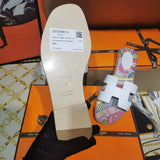 Hermes sandals Style 025 - styled lifestyle view