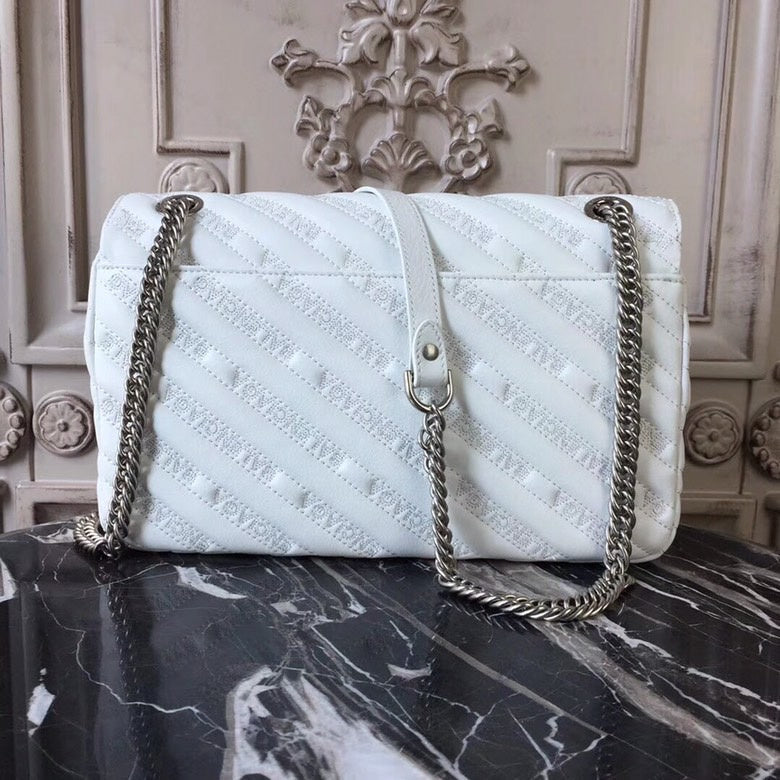 Contemporary Premium PU Leather Handbag - Everyday Elegance | Women's Statement Accessory #830 - back view (image 4) of designer-inspired handbag