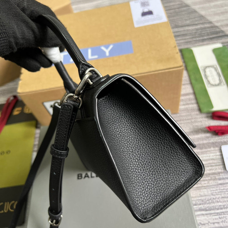 Chic Faux Leather Handbag - Polished Finish | Women's Luxury Handbag #284 - back view (image 4) of designer-inspired handbag