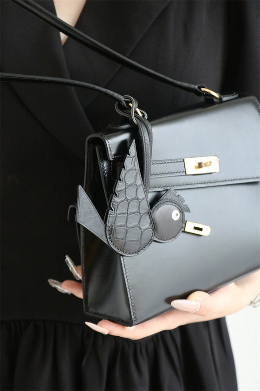 Sculpted handbag styled for everyday wear