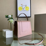 Sleek Vegan Leather Handbag - Understated Luxury Look | Women's Designer-Inspired Purse #1699 - alternate angle view (image 8) of designer-inspired handbag
