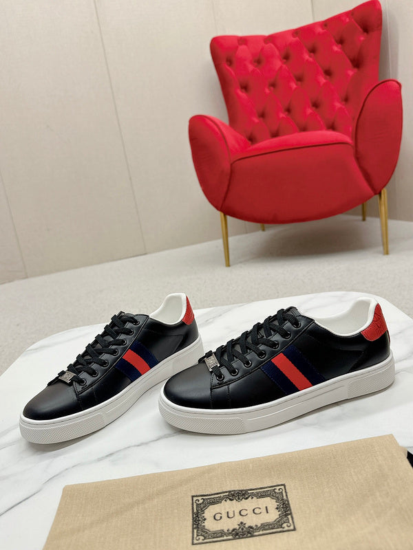 Gucci tonal black luxury sneakers view 8 chunky sole construction