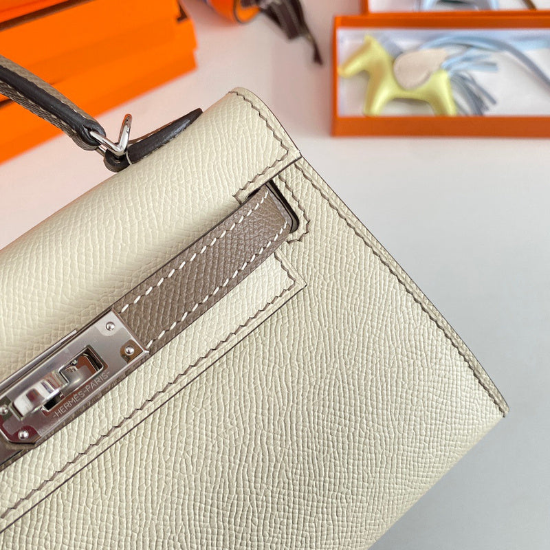 Close-up detail of considered bag design