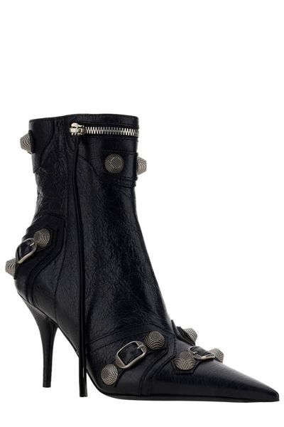 Balenciaga premium boots detail and craftsmanship close-up