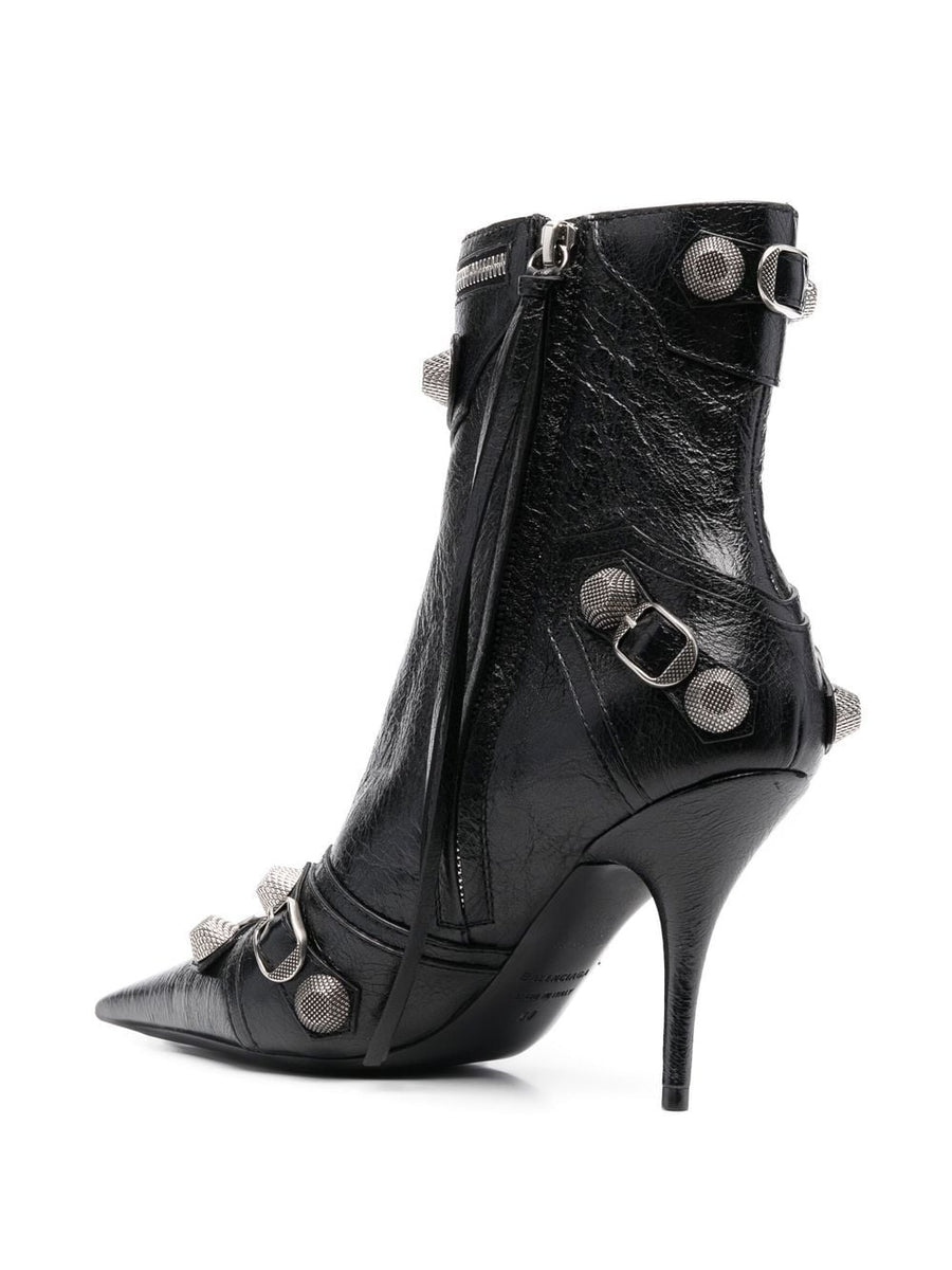 Balenciaga premium boots detail and craftsmanship close-up
