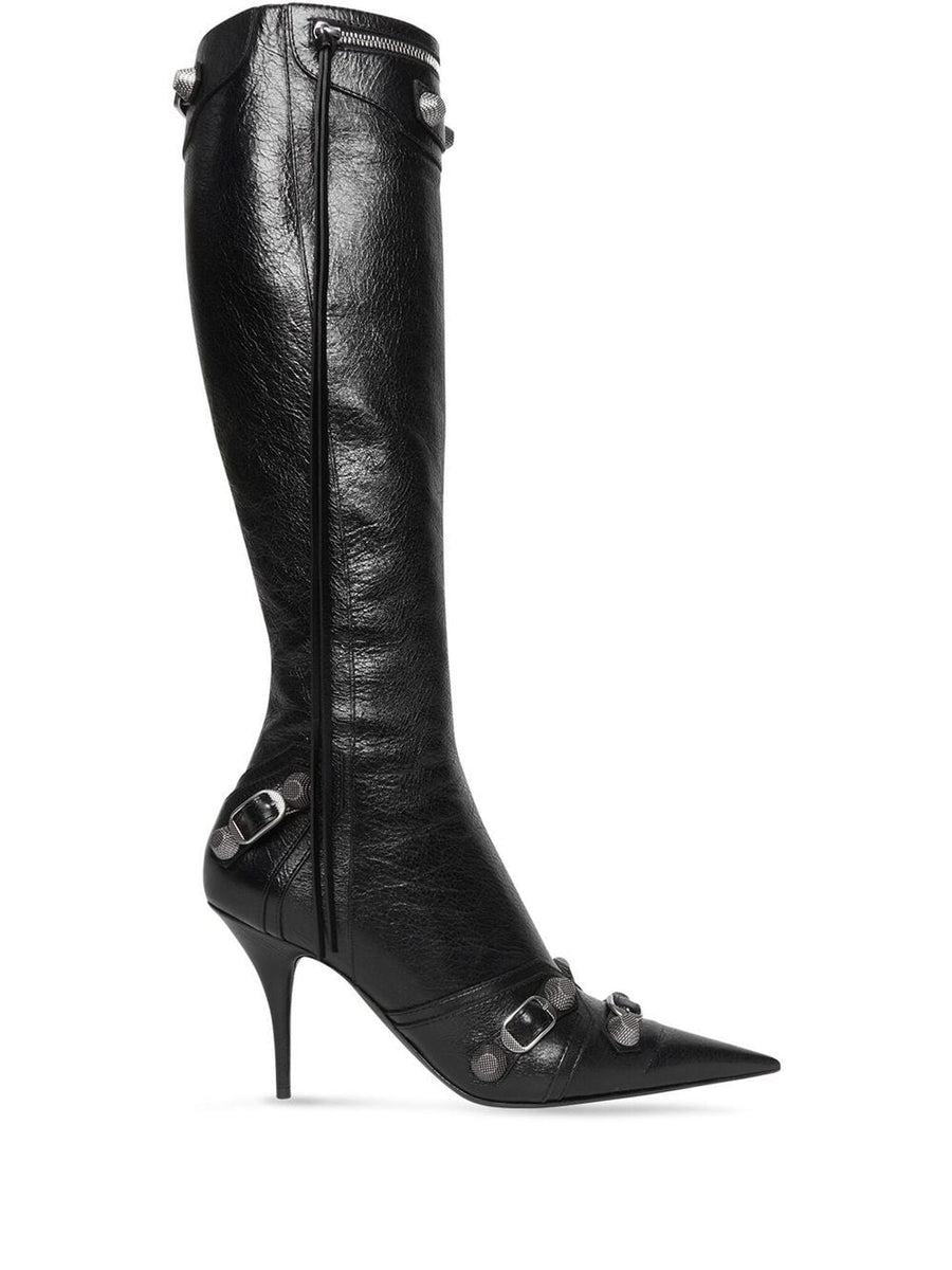 Balenciaga boots luxury designer piece front view