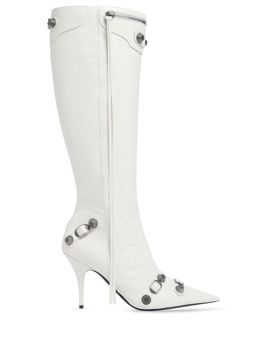 Balenciaga boots luxury designer piece front view