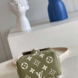 Styled lifestyle shot of signature polished women's handbag – women's premium purse