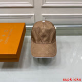 Close-up detail view of Louis Vuitton unisex cap
