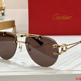 Angled view of Cartier unisex sunglasses