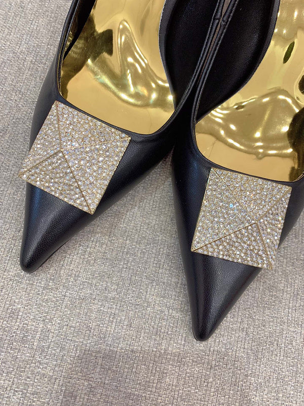Valentino Garavani designer shoes full view