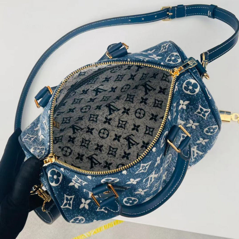 Front view of elevated polished women's handbag – women's statement bag