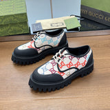 Gucci classic monochrome luxury sneakers view 8 heritage-inspired look