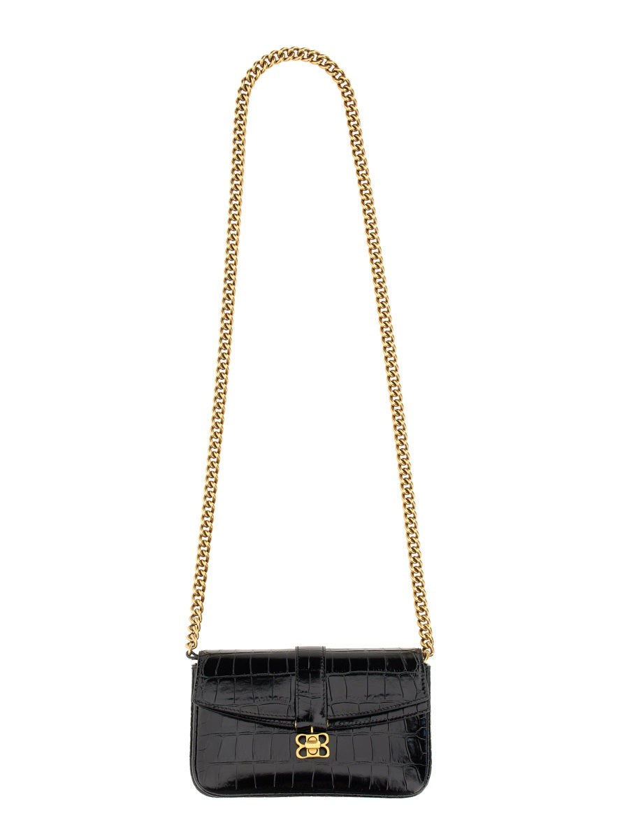 Balenciaga crossbody luxury designer piece front view