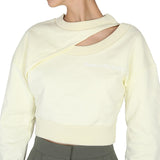 Close-up of Alexander McQueen sweaters & pullovers hardware and fine stitching