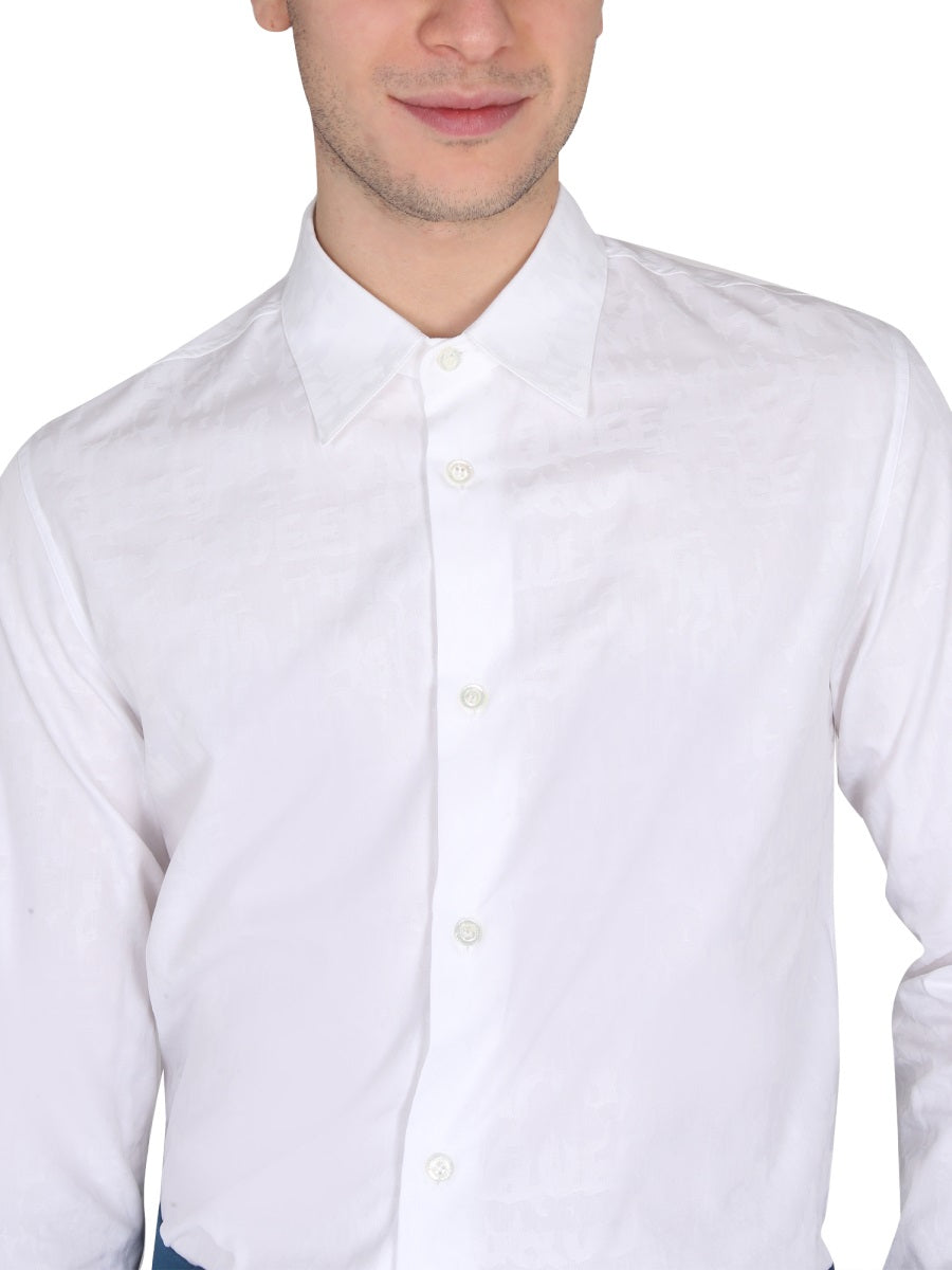 Alexander McQueen Tops? Alexander Mcqueen Men Graffiti Logo Shirt Premium Designer Casual Top