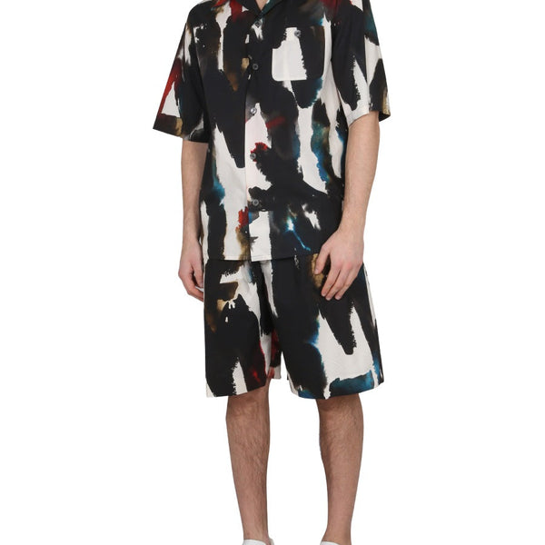 Alexander McQueen Accessories? Alexander Mcqueen Men Bermuda With Logo Print Premium Everyday Designer Accessory