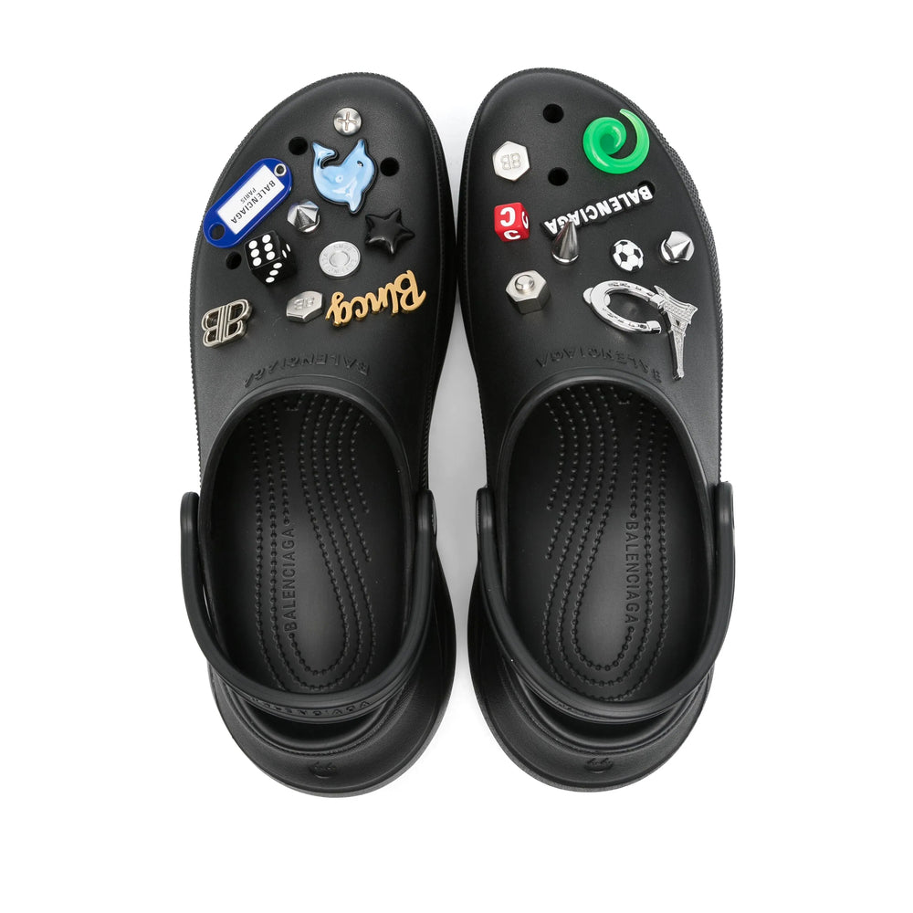 Balenciaga Accessories- Balenciaga Black Slippers Men Luxury Designer Fashion Accessory