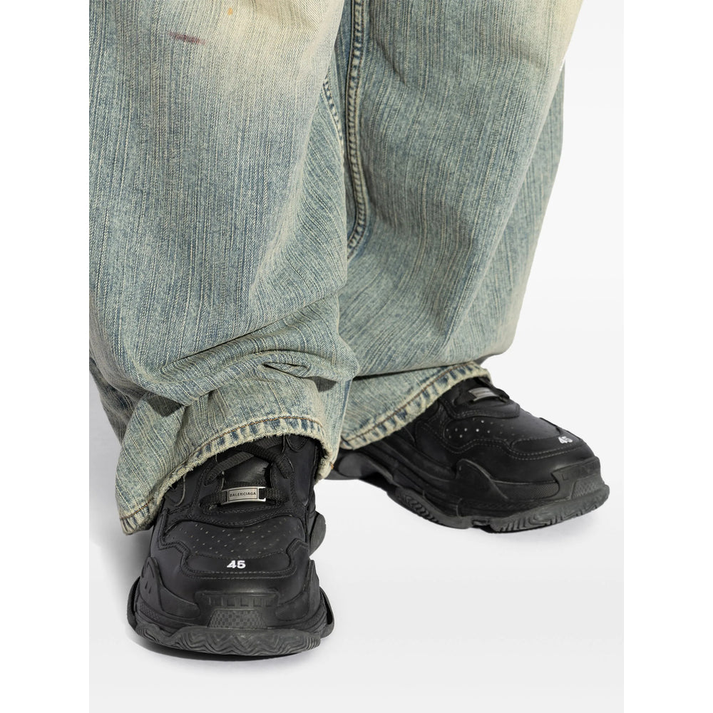 Balenciaga Shoes Balenciaga Black Trainers - Low-Tops Men Comfortable Everyday Designer Shoes