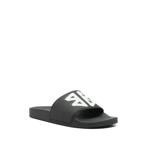 Balenciaga Shoes Balenciaga Black Flip-Flops & Slides Men Comfortable Everyday Designer Shoes