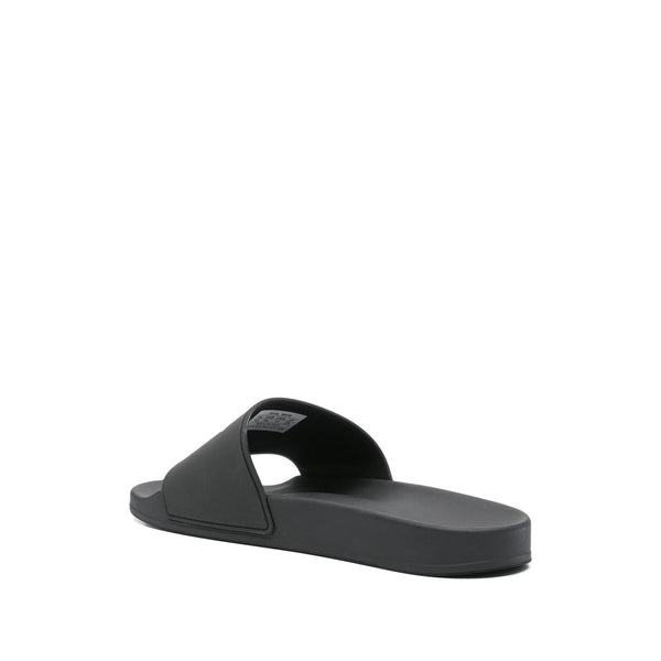 Balenciaga Shoes Balenciaga Black Flip-Flops & Slides Men Comfortable Everyday Designer Shoes