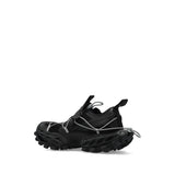 Close-up of Balenciaga athletic hardware and fine stitching