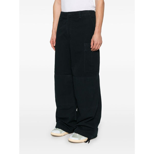 Balenciaga Pants- Balenciaga Blue Trousers - Loose Fit Men Premium Designer Casual Trousers