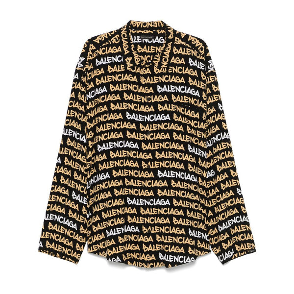 Balenciaga Tops- Balenciaga Black Shirts Men Elegant Everyday Designer Top
