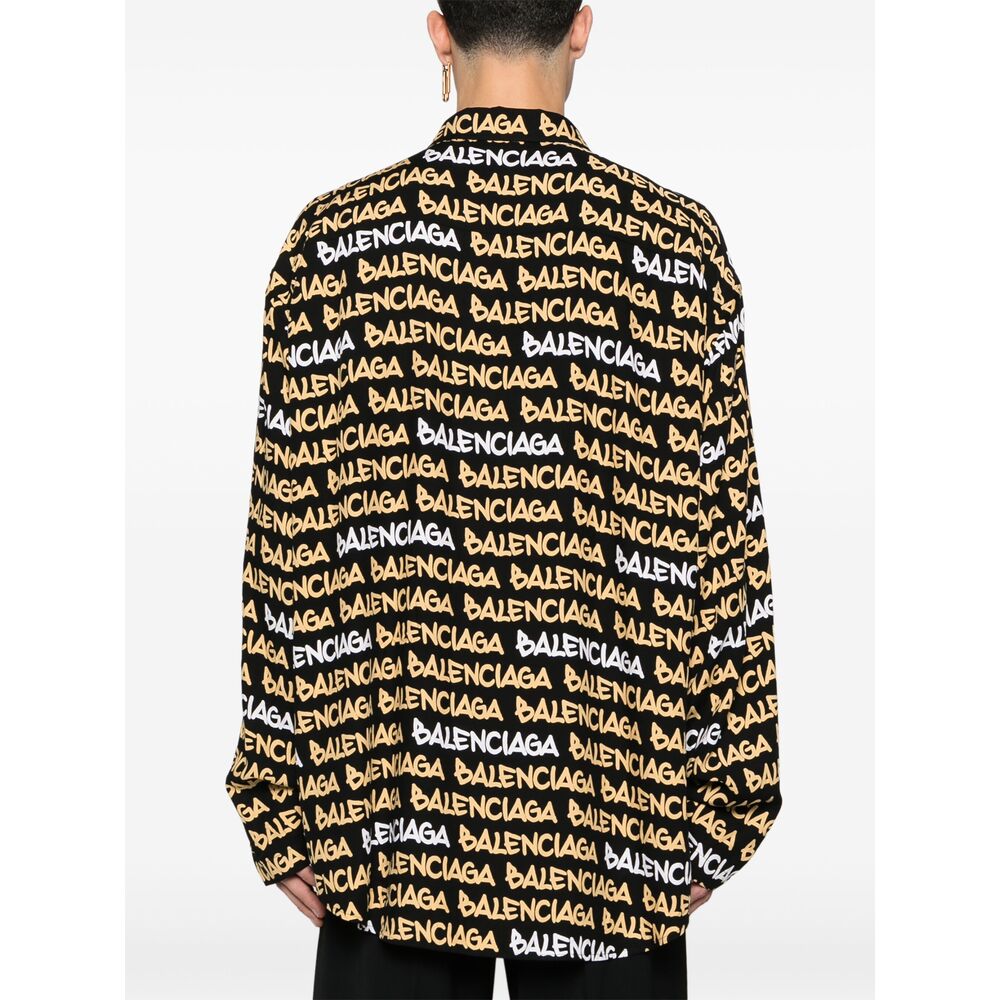 Balenciaga Tops- Balenciaga Black Shirts Men Elegant Everyday Designer Top