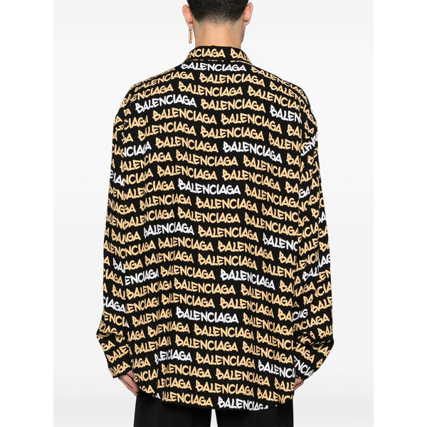 Balenciaga Tops- Balenciaga Black Shirts Men Elegant Everyday Designer Top