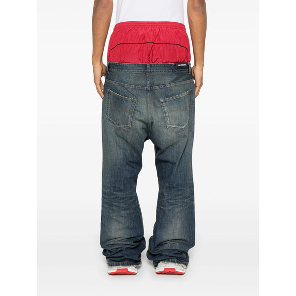 Balenciaga Shoes Balenciaga Blue Denim - Bootcut Jeans Men Luxury Lifestyle Designer Footwear