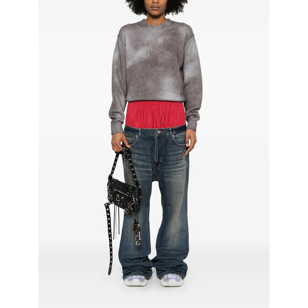 Balenciaga Shoes Balenciaga Blue Denim - Bootcut Jeans Men Luxury Lifestyle Designer Footwear