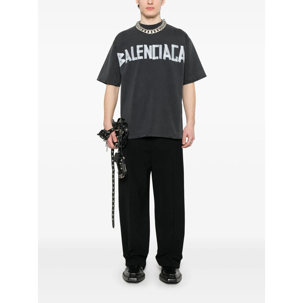 Balenciaga T-Shirts? Balenciaga Black T-Shirts & Vests - T-Shirts Men Premium Designer Cotton T-Shirt