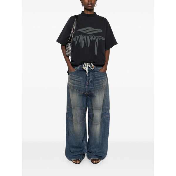 Balenciaga T-Shirts- Balenciaga Black T-Shirts & Vests - T-Shirts Men Casual Everyday Designer Tee