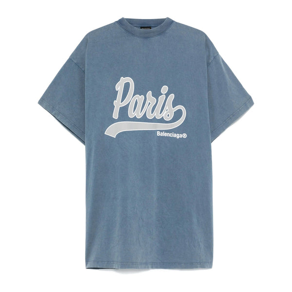 Balenciaga T-Shirts? Balenciaga Blue T-Shirts & Vests - T-Shirts Men Casual Everyday Designer Tee