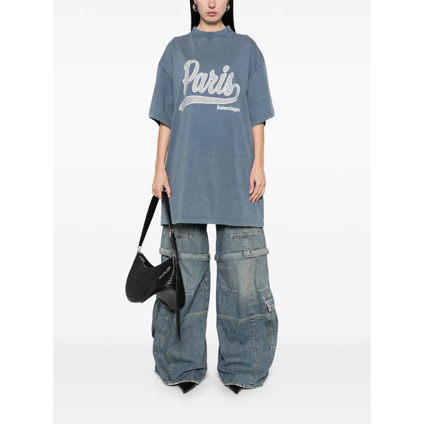 Balenciaga T-Shirts? Balenciaga Blue T-Shirts & Vests - T-Shirts Men Casual Everyday Designer Tee
