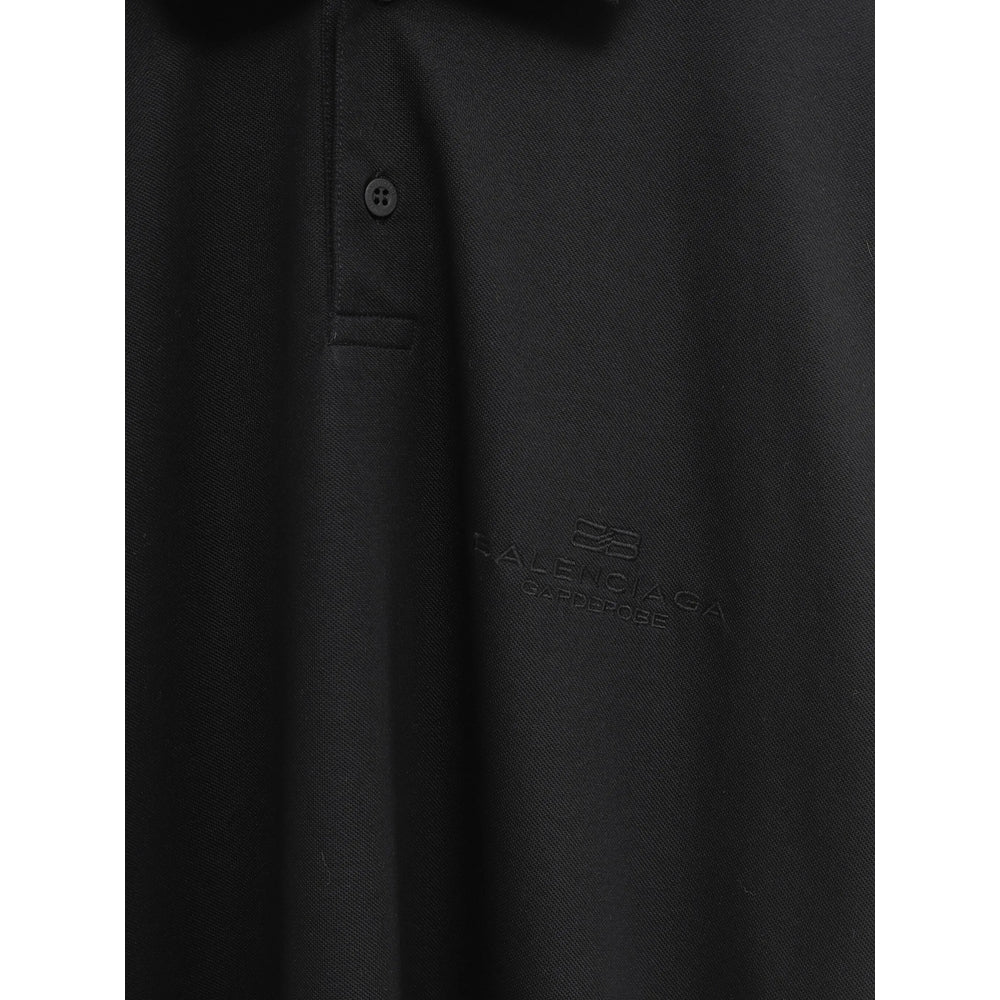 Balenciaga Polo Shirts? Balenciaga Black Polo Shirts Men Classic Designer Cotton Polo Shirt